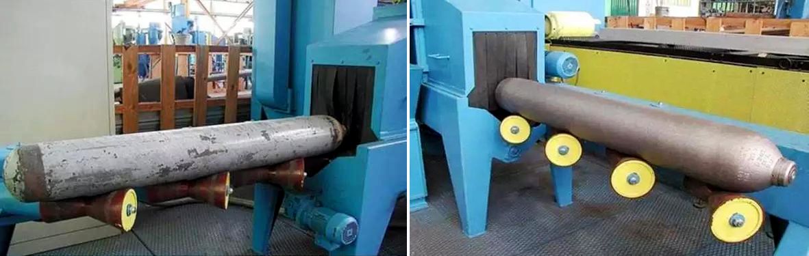 東恒連續(xù)式鋼瓶拋丸機(jī)